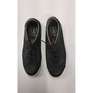 Cole Haan‎ Black Leather Fashion Sneakers Casual Comfort Lace-up Shoes Size 6B